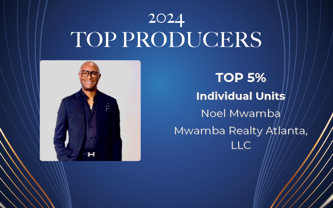 Noel Mwamba recognized as 4th Year Life Top Producer Award Recipient 2024.